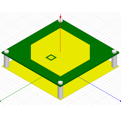 1.2-1.25G右旋圆极化天线